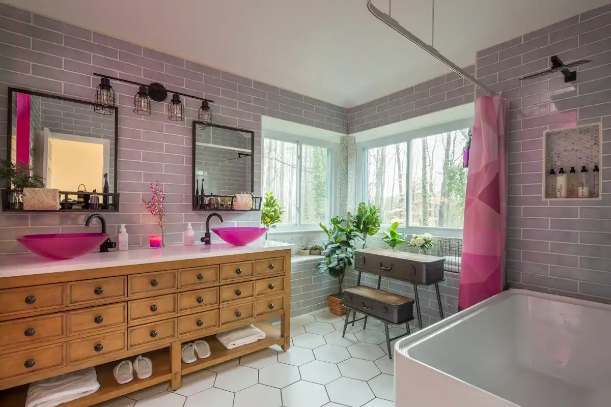 Bathroom renovation after water damage restoration in Lahaina
